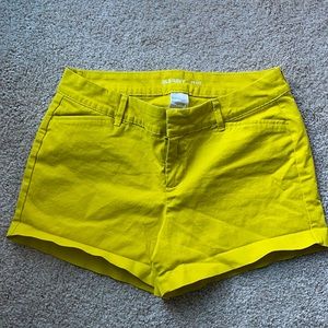Old Navy Pixie Shorts - Size 2 - yellow